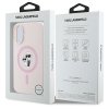 Karl Lagerfeld KLHMP16SSCMKCRHP iPhone16 6.1 różowy/pink hardcase Silicone Karl&Choupette MagSafe